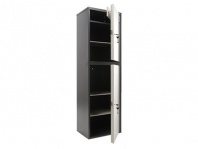 Бухгалтерский шкаф AIKO SL-150/2Т — габариты 1490х460х340 мм, замок два ключевых