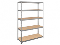 Стеллаж SBL 180KD/120x45/5 оцинкованный — габариты 1803х1200х450 мм, нагрузка 