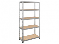 Стеллаж SBL 180KD/120x40/5 оцинкованный — габариты 1803х1200х400 мм, нагрузка 