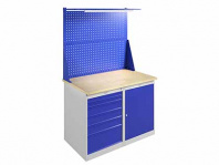 Верстак Expert WS (№206) W120.WS6/WS1.021 — габариты 1920х1200х750 мм, 2 тумбы